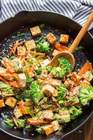 This easy homemade stir fry sauce is using soy sauce and great with chicken, beef and vegan recipes. Tofu Stir Fry With Garlic Sauce Connoisseurus Veg