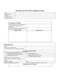 Nursing practice is the actual provision of nursing care. Nursing Care Plan Blank Form Shefalitayal