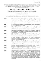 Esercito italiano concorsi in atto: Concorso Allievi Marescialli Esercito Marina Aeronautica 2015 Bando