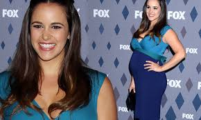 Brooklyn Nine-Nines Melissa Fumero debuts her baby belly at FOX TCA event  | Daily Mail Online
