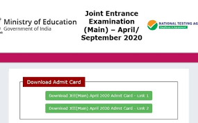 Nta has released jee main admit card 2021 for 3rd phase. Jee Mains 2020 Admit Card Released At Jeemain Nta Nic In Download Now Exam Results