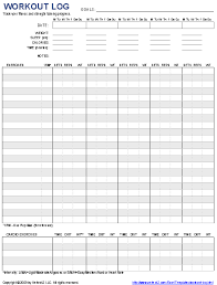 Download a free weight training plan template that you can customize using excel. Free Printable Workout Log And Blank Workout Log Template