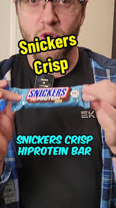FFGF reviews Snickers Crisp Hiprotein Bar #proteinbarreview #proteinba...