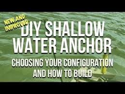 Anchoring a kayak has always been a precarious operation. 34 Diy Shallow Water Anchors Ideas Shallow Water Boats Boat Anchor Shallow