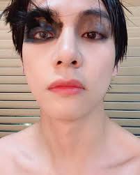 Me after crying with my mascara and eye liner on: