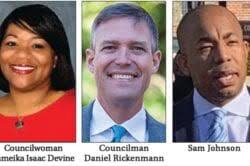 Coble, Bruce honored during Columbia City Council meeting