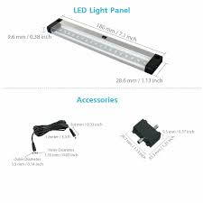 Eshine Led Dimmable Under Cabinet Lighting Panel With Ir Without Power Supply For Sale Online