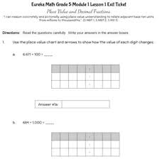 Estimate the answer to 2,340+345 by rounding to the nearest 100. Eureka Zearn Engage Ny 5th Grade Math Mod 1 Problem Sets Exit Tickets Hmwk Exit Tickets Engage Ny Engage Ny Math