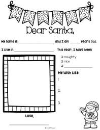 Letter To Santa Free Printable Christmas Teaching Christmas Worksheets Christmas Kindergarten