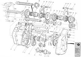 Hewland Technical Illustration Mechanical Gears Drawing