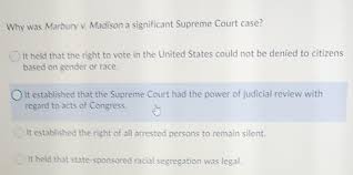 Supreme court case oregon vs smith. Why Was Marbury V Madison A Significant Supreme Court Case Answer Choices In Picture Brainly Com