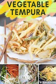 Vegetable Tempura Korean And Japanese Recipe Korean Food Side Dishes Vegetable Recipes Tempura