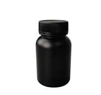 wholesale SN4816 HDPE Dark Black Plastic Pill Bottles - 100ml/100g Screw  Cap with Inner Seal - Durable, Airtight Storage
