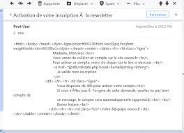 Imaginons que dans ma base j'ai un. Envoi Email Au Format Html Avec Smtpmailer