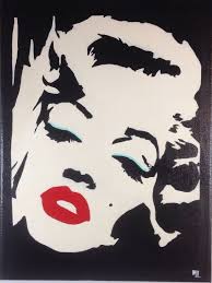 Black And White Celebrity Black And White Vector Portraits Marilyn Monroe Original Pop Art Celebrity Portrait Hand Painted Black White 1960 S On Etsy 45 00 Marilyn Monroe Art Art Famous Portraits