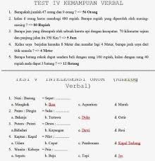 Tes psikotes kerja dilaakukan saat seleksi masuk kerja di perusahaan, jika lulus maka kemungkinan besar akan diterima sebagai karyawan. Contoh Soal Psikotes Matematika Gambar Jawaban Lengkap