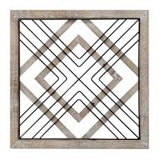 Stratton Home Decor Square Wood And Metal Geometric Plaque Wall Decor Walmart Com Walmart Com Novica, the impact marketplace, features unique geometric wall decor by some of the most talented artists on the dark squares, square pattern wood wall mirror from bali.