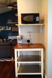 Furniture Diy Wood Wall Mounted Microwave Shelf Above Table With Rack Storage In The Corner For Kit Kitchen Wall Storage Microwave Wall Shelf Wall Shelf Decor