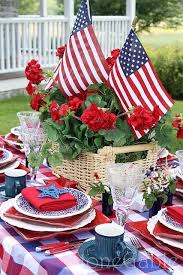 Top 12 Patriotic Table Setting Up For July 4th Cheap Party To Celebrate A Holiday 3 4th Of July Decorations Fourth Of July Decor 4th Of July