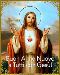 Cdb Cartoline Per Tutti I Gusti Cartolina Religiosa Buon Anno Nuovo Con Gesu Con Cartoline Anno Nuovo Gesu