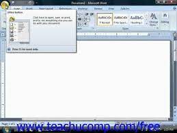 Learn About The Word Environment In Microsoft Word At Www Teachucomp Com Get The Complete Tutorial Free At Http Www Teachucomp Com Tutorial Microsoft Words