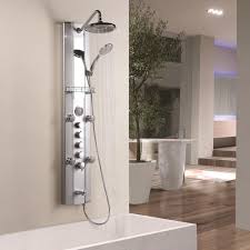 Thermostatic Multi Function Shower Tower With Tub Faucet Shower Tower Shower Panels Tub Faucet