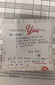 Explain which job you are applying for and you will find enclosed with this letter a copy of my resume which. Us Woman Quits Job At Target On The Spot With A Brutal Accusation At The End Of Her Letter Nz Herald