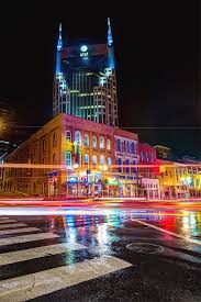 Broadway Lights Nashville Tennessee Skyline Photograph By Gregory Ballos
