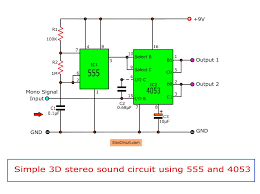 This is 10 band graphic equalizer for one channel (mono) audio system. Simple 3d Stereo Sound Circuit Using 555 And Ic4053