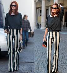 Black And White Striped Flare Pants Outfit B Soup Beetlejuice Beetlejuice Beetlejuice Striped Jeans Flared Pants Outfit Fashion