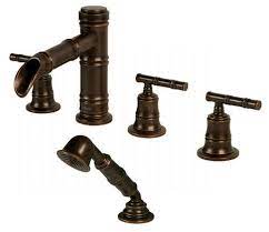 Pegasus traditional vessel faucet is equipped with an optional drain. Pegasus 879 0096 Bamboo Series Roman Tub Faucet With Hand Shower Heritage Bronze Pegasus Http Smile Amazon Roman Tub Faucets Bronze Bathtub Faucet Roman Tub