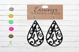 If you like these watermelon earrings, you're going to love these other free earring svg files from our totally free svg friends! Earrings Template Graphic By Scmdesign Creative Fabrica