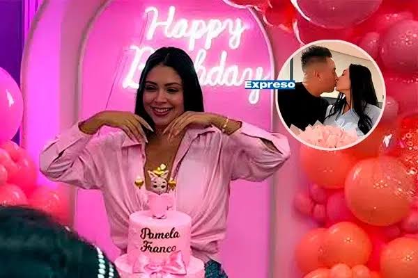 Pamela Franco celebró sus 38 años de la manito de Christian Cueva