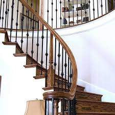 Ours are actually stainless steel but that falls under metal. Stair Parts 44 In X 1 2 In Satin Black Single Knuckle Metal Baluster I354d H01 0000d The Home Depot