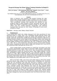 Hubungan yang akrab antara seorang indivi individu du dengan dengan seoran seorang g indivi individu du lain lain diumpam diumpamaka akan n sepert sepertii isi dengan dengan kuku. Pdf Pengaruh Keluarga Dan Rakan Sebaya Terhadap Solat Fardu Dan Program Pengimarahan Masjid Saimi Bujang Academia Edu