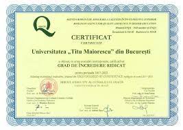 Vezi procedura de admitere, actele necesare pentru inscrierea la facultate. AgenÈ›ia RomanÄƒ De Asigurare A CalitÄƒÈ›ii In InvÄƒÈ›Äƒmantul Superior Aracis A Acordat UniversitÄƒÈ›ii Titu Maiorescu Din BucureÈ™ti Calificativul Grad De Incredere Ridicat Pentru Perioada 2017 2022 Universitatea Titu Maiorescu