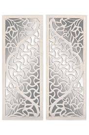 Hautelook Home Decor Blowout Wood Mirror Wall Decor Set Of 2 Mirror Wall Art Mirror Wall Decor Wall Decor Set