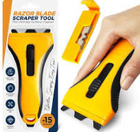 Amazon.com: Razor Blade Scraper Tool With 15 Extra Blades ...