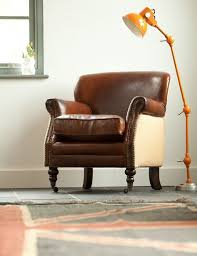 Vintage Leather And Linen Armchair Leather Furniture Vintage Leather Sofa Leather Sofa