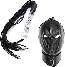 Amazon.com: BDSMS Restraints Kit Leather Bondage Mask Leather Whip with  Glass Pleasure Wand for Fetish Sex Game : Health & Household