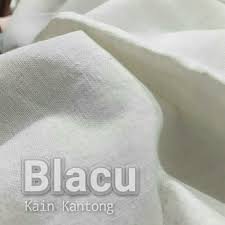 Kain blacu, dahulu bahkan juga sampai sekarang, tak pernah dilirik dan hanya untuk bungkus tepung terigu, beras, dan sejenisnya. Harga Kain Blacu Sketsa