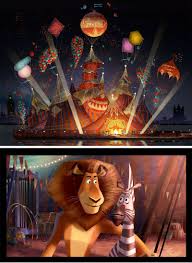 Artes De Stevie Lewis Para Madagascar 3 Thecab The Concept Art Blog Concept Art Dreamworks Art Environment Concept Art