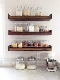 If you're looking for some handy gadgets that won't take up much space in your kitchen, we got you covered. Industrial Floating Shelf Or Spice Rack From This Old Wood Shop Faith S Daily Find 09 16 14 The Kitchn 2 You Ideas Gewurzregal Altholz Regal Regal Kuche