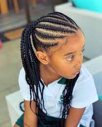 My Dance Fanatic 8 Year Old Zani Asked Me If She Could Try Latin Dancing After Remembering M Braided Ponytail Black Hair Hair Styles Toddler Braided Hairstyles