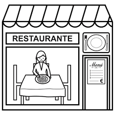 Dibujos De Tiendas Para Colorear