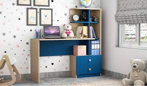 It can fit into their rooms. Buy Candyland Kids Study Table Electric Blue Online In India Wooden Street
