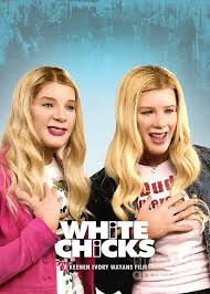 In the scene where the homosexual fashion designer tells the two girls that they aren't in the fashion show and she offers him sex for it, he lights a cigar in his mouth. White Chicks Face Mask For Sale By Bo Kev