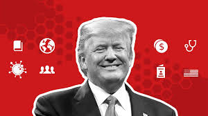 28 september 2020 biden campaign throws urine jokes back at trump's drug test demand trump 'pissed. Donald Trump Policies Where Does The President Stand On Key Issues Bbc News