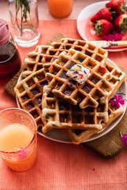 Oat flour is naturally gluten free but the milling process with other grains is what makes them potentially not gluten free due to cross contamination. The Best Gluten Free Waffles Made With Vegan Eggs And Cassava Flour