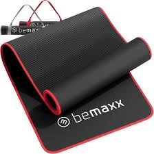 BeMaxx Extra Tjock Fitnessmatta med Bärrem